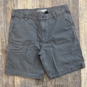 Carhartt Men's Charcoal Flat Front Shorts